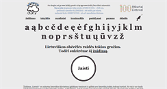Desktop Screenshot of lietutis.lt